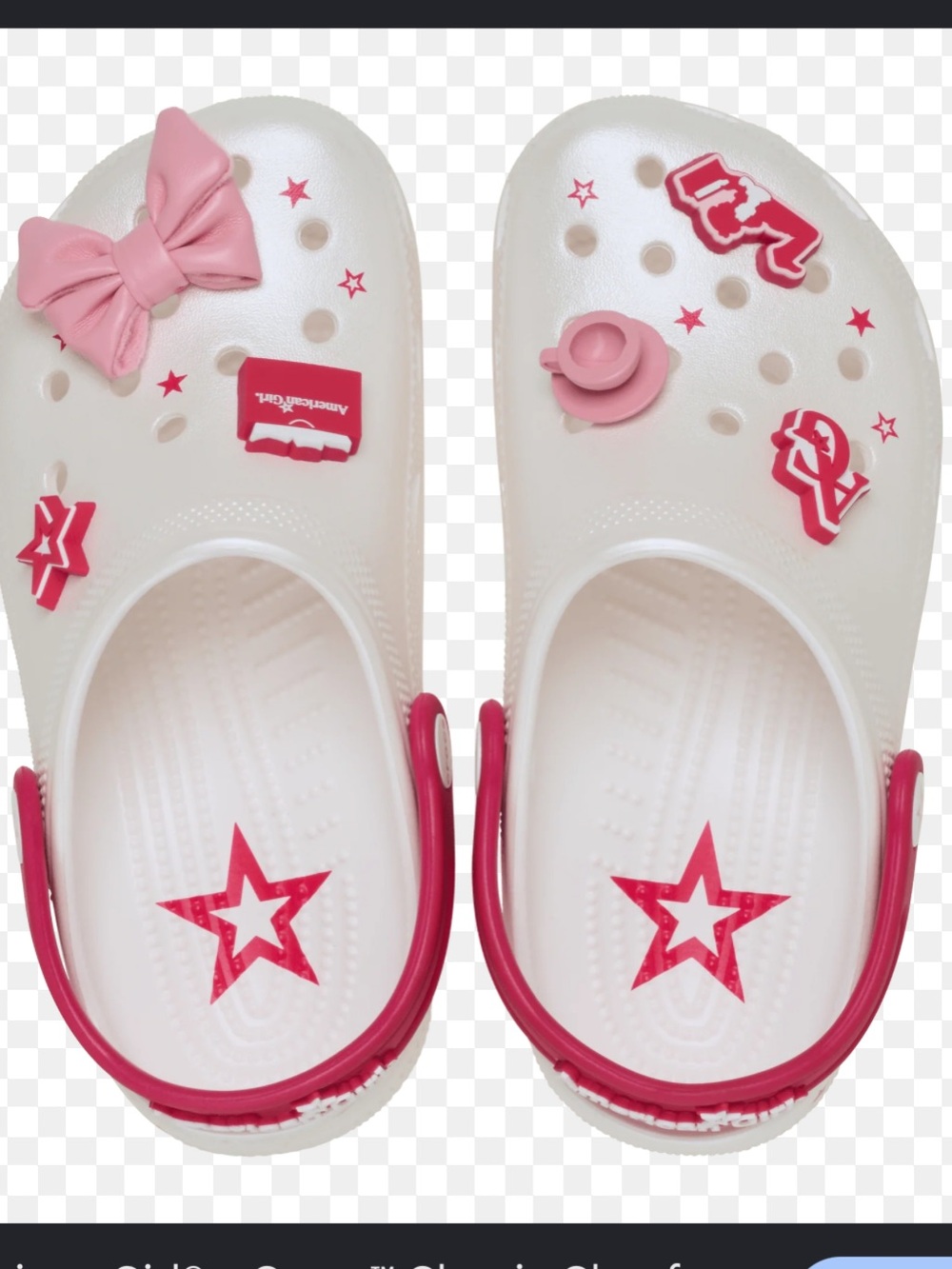 American Girl x Crocs Classic Clog for Girls size 11